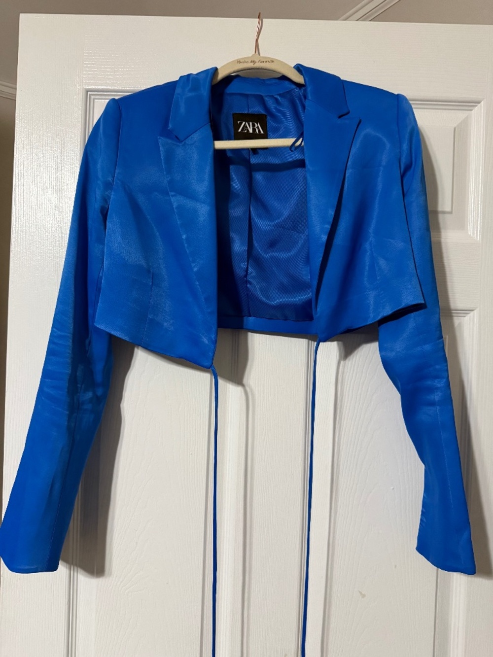 Zara crop blazer